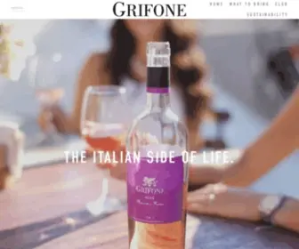 Grifonewine.com(Grifone Wine) Screenshot