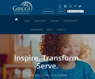 Griggs.edu(Griggs International Academy Berrien Springs MI Griggs International Academy) Screenshot