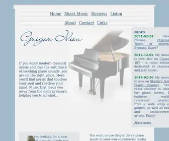 Grigoriliev.com(The official website of the contemporary pianist and composer Grigor Iliev. This site) Screenshot