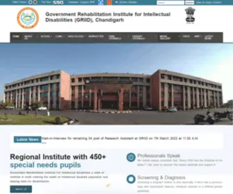 Griid.edu.in(Government Rehabilitation Institute for Intellectual Disabilities (GRIID)) Screenshot