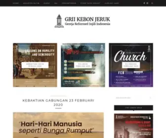 Griikebonjeruk.org(GRII Kebon Jeruk) Screenshot