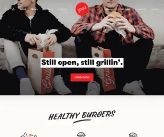Grilld.com.au(Grill'd Healthy Burgers) Screenshot