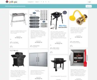 Grillepic.com(Find & share grilling items.GrillEpic) Screenshot