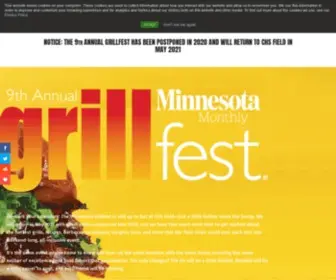 Grillfestival.com(Minnesota Monthly GrillFest) Screenshot