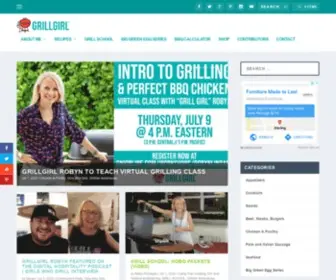 Grillgirl.com(Adventures of a girl on the grill) Screenshot