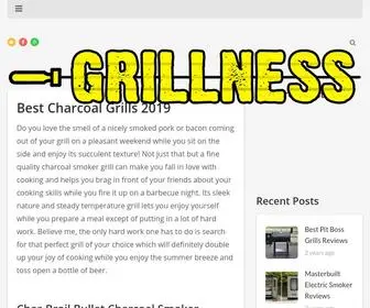 Grilllness.com(Best Charcoal GrillsCharcoal Grill Reviews) Screenshot