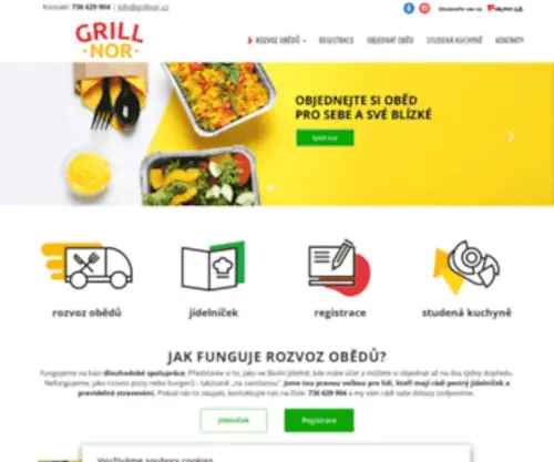 Grillnor.cz(Grill NOR) Screenshot