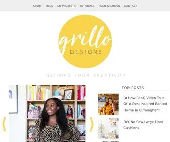 Grillo-Designs.com(Inspiring Your Creativity Grillo Designs) Screenshot