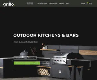 Grilloliving.com(Grillo Outdoor Kitchens) Screenshot