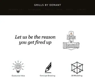 Grillsbydemant.com(Grills by Demant) Screenshot