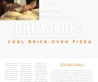 Grimaldis-Pizza.com(Grimaldis Coal) Screenshot