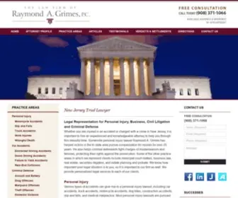 Grimes4Law.com(Somerville, New Jersey Personal Injury Lawyer) Screenshot