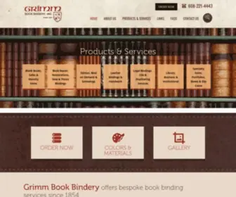 Grimmbindery.com(Grimm Book Bindery Grimm Book Bindery) Screenshot