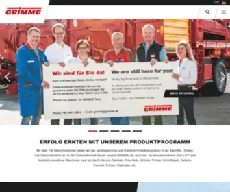 Grimme.com(GRIMME Gruppe) Screenshot
