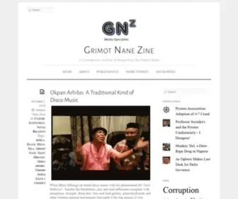 Grimotnanezine.com(Grimot Nane Zine) Screenshot