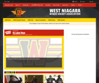 Grimsbyminorhockey.com(Rep Hockey (West Niagara Minor Hockey)) Screenshot