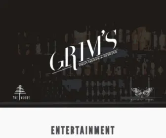 Grimseattle.com(Grim's, Butterfly Lounge & The Woods) Screenshot