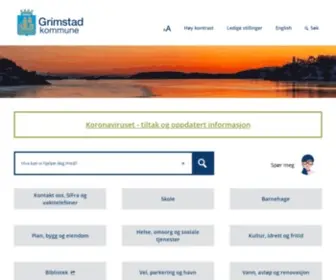 Grimstad.kommune.no(Grimstad kommune) Screenshot