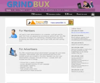 Grindbux.com(Crypto) Screenshot