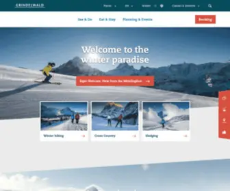 Grindelwald.com(Jungfrau Region) Screenshot