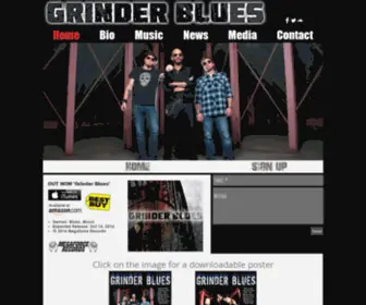 Grinderblues.com(The Official Grinder Blues Website) Screenshot