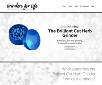 Grindersforlife.com(The Brilliant Cut Grinder) Screenshot