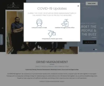 Grindmanagementinc.com(GRIND Management) Screenshot