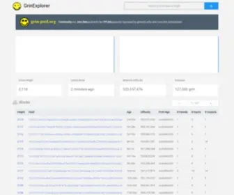 Grinexplorer.net(The first Open) Screenshot