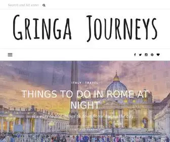 Gringajourneys.com(Atlanta-Based Travel Blog) Screenshot