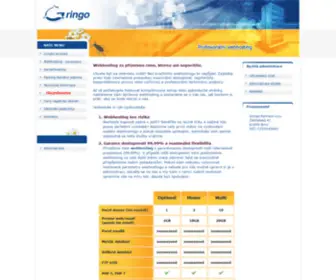 Gringo.cz(Webhosting s cenou) Screenshot