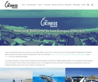 Gringoscharters.com(Cabo San Lucas Fishing Charters Tour Packages) Screenshot