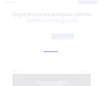 Grinspace.com(The squarespace plugin marketplace) Screenshot