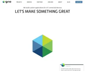 Grio.com(Expert Web & Mobile App Developers for Startups to Enterprises) Screenshot