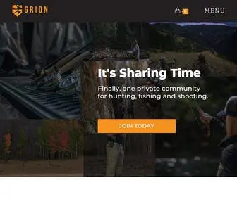 Grionoutdoors.com(Grion Outdoors) Screenshot