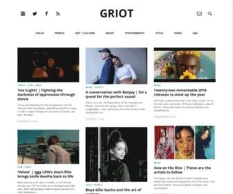 Griotmag.com(Art & Culture) Screenshot