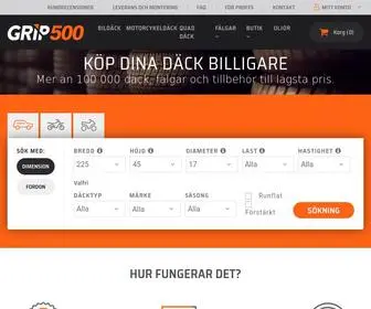 Grip500.se(Billiga däck) Screenshot