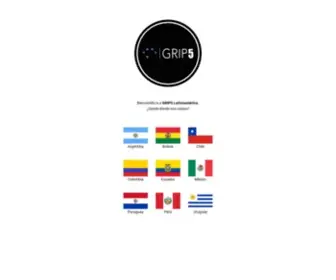 Grip5Strong.com(GRIP5 Latam) Screenshot