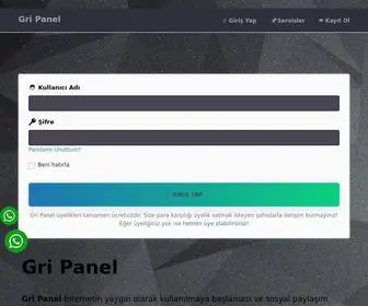 Gripanel.com(Hoşgeldiniz) Screenshot