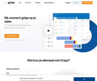 Gripp.com(De bedrijfssoftware voor zakelijke dienstverleners) Screenshot