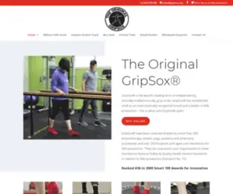 Gripsox.com(GripSox®) Screenshot