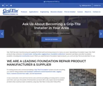 Griptite.com(Grip-Tite) Screenshot