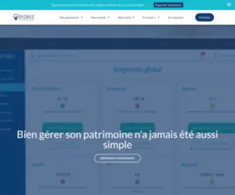 Grisbee.fr(Conseil et Gestion de patrimoine en ligne) Screenshot