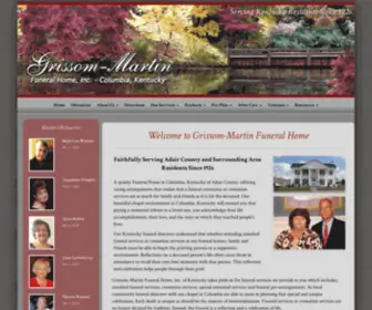 Grissommartin.com(Grissom-Martin Funeral Home, Inc) Screenshot