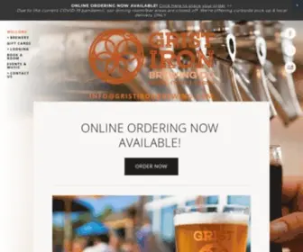 Gristironbrewing.com(Grist Iron Brewing Company) Screenshot
