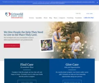 Griswoldhomecare.com(Home Care) Screenshot