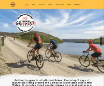 Gritfest.co.uk(UK's Premier Gravel Cycle Race) Screenshot