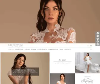 Grittispose.com(Abiti da sposa 2022 made in Italy Grittispose) Screenshot