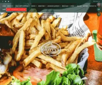 Grittys.com(Gritty McDuff's Brew Pub) Screenshot