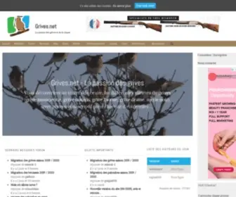 Grives.net(La passion des grives et de la chasse) Screenshot