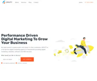 Grivity.com.au(Digital Marketing & Social Media Marketing Company Toowoomba) Screenshot